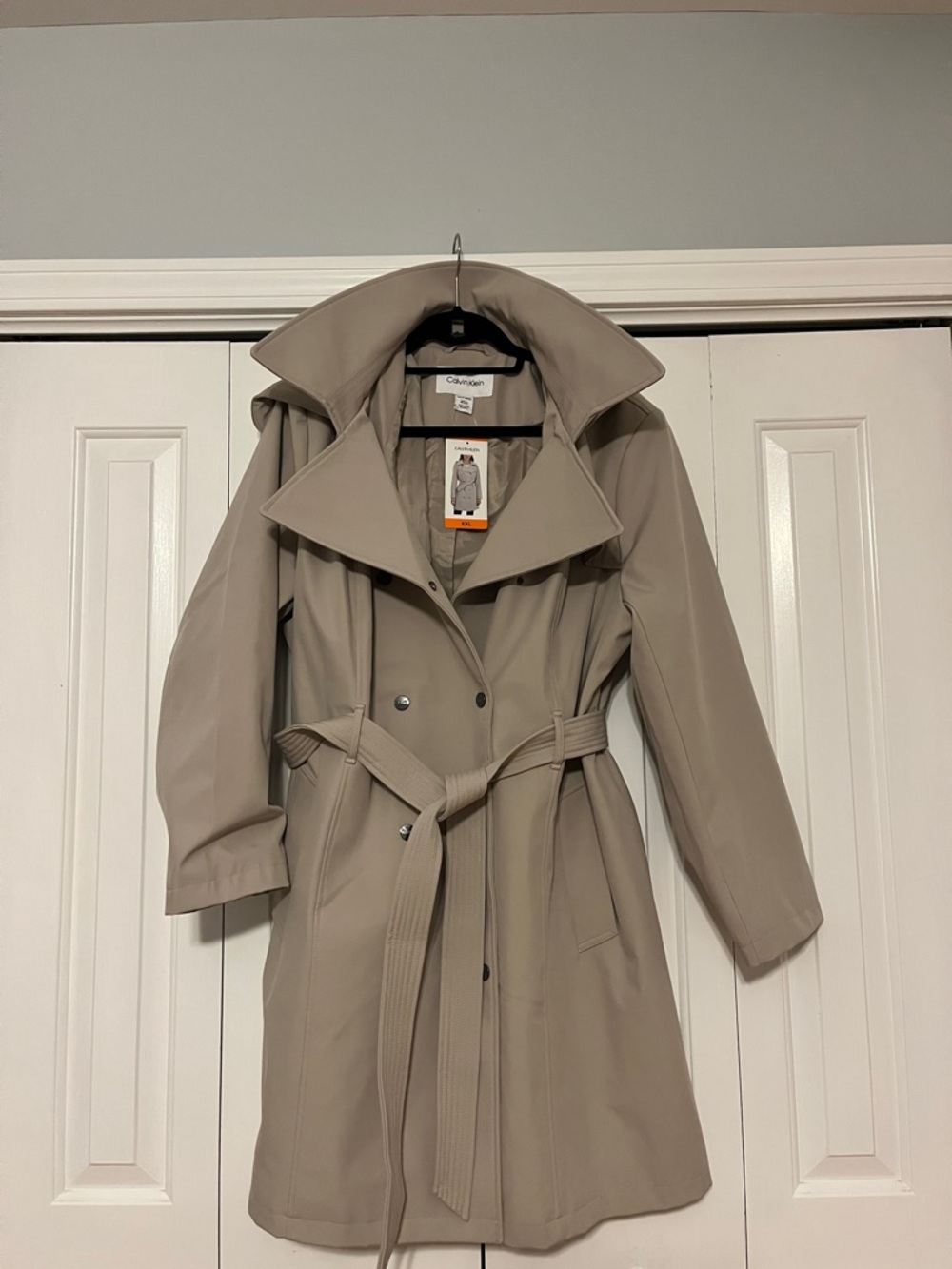 Calvin Klein Belted Trench Coat